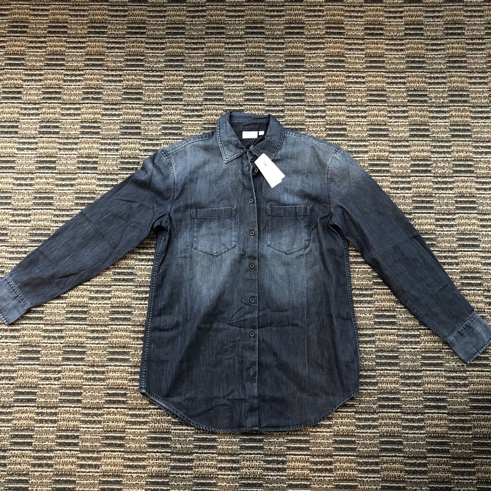 AG NWT denim top.